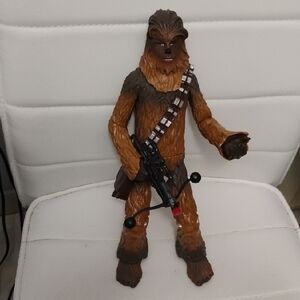 Disney Chewbacca Talking Action Figure 16" Hairy - Brown, 2014 LFL Preowned.